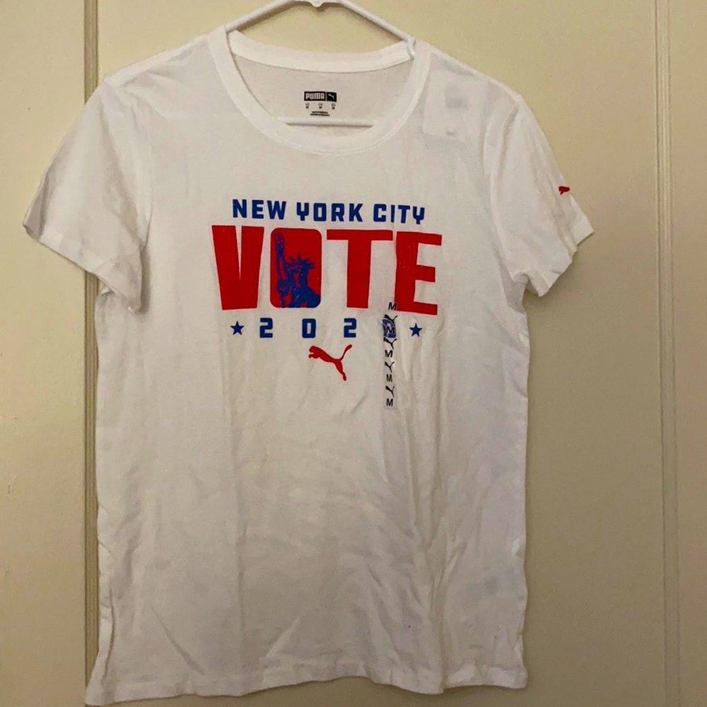 NWT puma vote 2020 tee shirt size: M